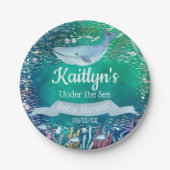Onder het Zee | Ocean Thed Baby shower Papieren Bordje (Voorkant)