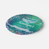 Onder het Zee | Ocean Thed Baby shower Papieren Bordje (Gekanteld)