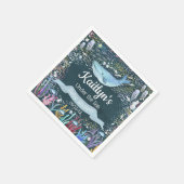 Onder het Zee | Ocean Thed Baby shower Servet (Hoek)