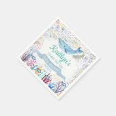 Onder het Zee | Ocean Thed Baby shower Servet (Hoek)