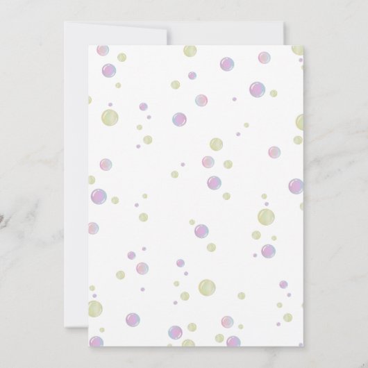 Onder het Zee Ocean Thmed Baby Shower Kaart (Achterkant)