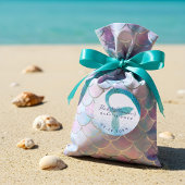 Onder het Zee Ocean Waterverf Zeemeermin Baby show Ronde Sticker