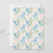 Onder het Zee Ocean Waves Seahorse Twins Meisjes Kaart (Achterkant)