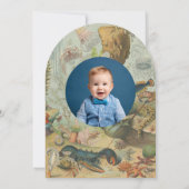 Onder het Zee Ocean Zee Animal retro Birthday Kaart (Achterkant)