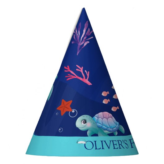 Onder het Zee Ocean Zee Creatures Feesthoedjes (Links)