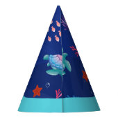 Onder het Zee Ocean Zee Creatures Feesthoedjes (Achterkant)