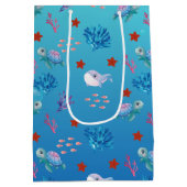 Onder het Zee Ocean Zee Creatures Medium Cadeauzakje (Achterkant)