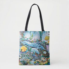 Onder het Zee Oceanic See Creature Canvas tas