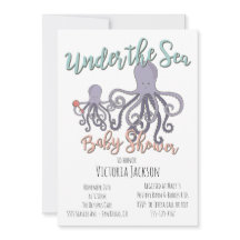 Onder het Zee Octopus Baby shower