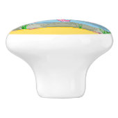 Onder het Zee Octopus Keramische Knob Knop (Zijkant)