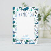 Onder het Zee Octopus Marine Nautical Bedankt (Staand voorkant)