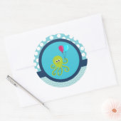 Onder het Zee Octopus Stickers - Feestgunsten (Envelop)