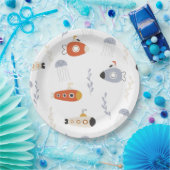 Onder het Zee | Onderzeeër Party Borden Papieren Bordje (Feest)