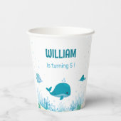 Onder het Zee Oneder het zee Ocean Animals Papieren Bekers (Achterkant)