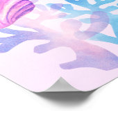 Onder het zee onthullen gender welkomstbord poster (Hoek)