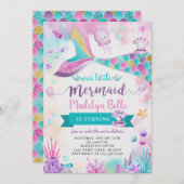 Onder het Zee onze kleine zeemeermin verjaardag Kaart (Voorkant / Achterkant)