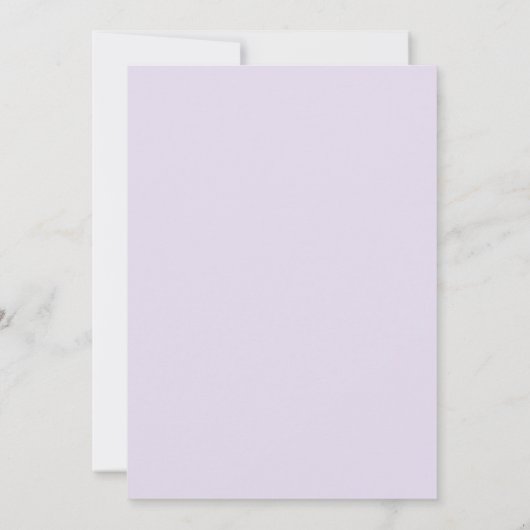 Onder het Zee Paarse Blauwgroen Kleine Zeemeermin  Kaart (Achterkant)