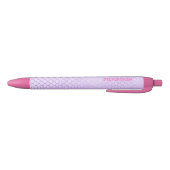 Onder het Zee Paarse Zeemeermin Schalen Zwarte Inkt Pen (Bodem)