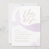 Onder het Zee Paarse Zeemeerminnende Partij Kaart (Voorkant)