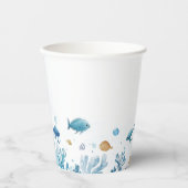 Onder het Zee Paper Cups Papieren Bekers (Voorkant)