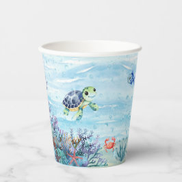 Onder het Zee Paper Party Cups Papieren Bekers