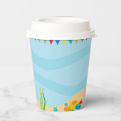 Onder het Zee Papieren bekers (Achterkant)