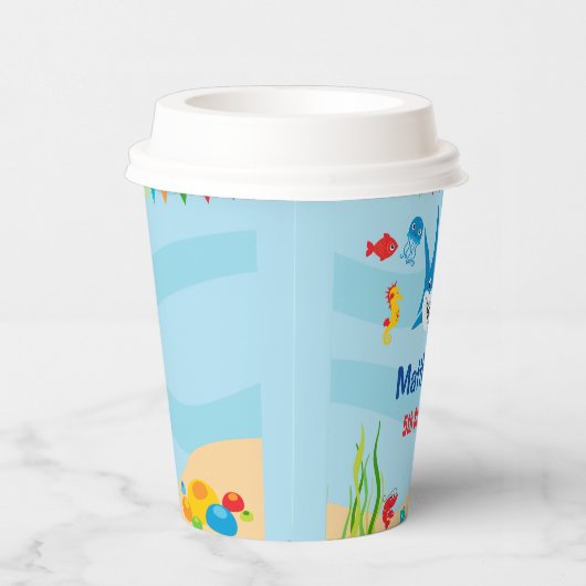 Onder het Zee Papieren bekers (Rechts)