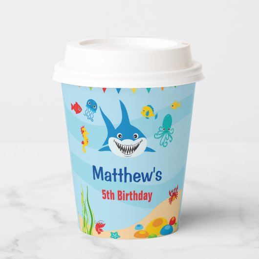 Onder het Zee Papieren bekers (Voorkant)