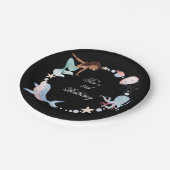 Onder het zee Papieren borden Papieren Bordje (Gekanteld)