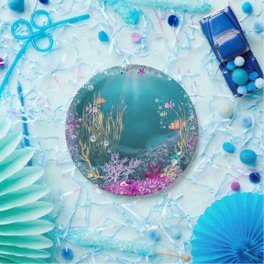Onder het Zee Papieren Borden Papieren Bordje (Feest)