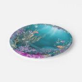 Onder het Zee Papieren Borden Papieren Bordje (Gekanteld)