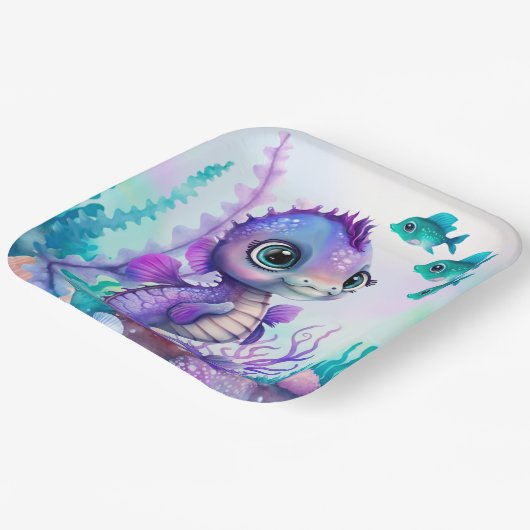 Onder het Zee Papieren Bordje (Gebogen)