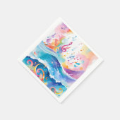 Onder het Zee Papieren servetten (Hoek)