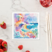 Onder het Zee Papieren servetten (Insitu)