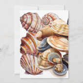 Onder het Zee parel je al snel Baby shower Kaart (Achterkant)