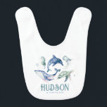 Onder het Zee Party Bib Baby Slabbetje<br><div class="desc">Onder het Zee Birthday Bib Klaar om gepersonaliseerd te worden door jou!</div>