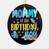 Onder het Zee Party Birthday Fish Aquarium Keramisch Ornament (Links)