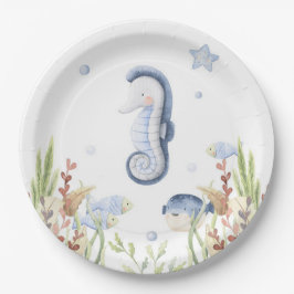 Onder het Zee party decor, Ocean Animals Papieren Bordje