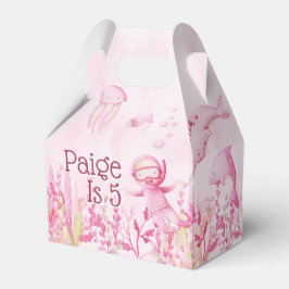 Onder het Zee Party Favoriet Box 🐠 Custom Gift Bo Bedankdoosjes