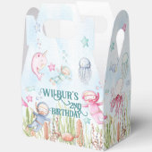 Onder het Zee Party Favoriet Box 🐠 Custom Gift Bo Bedankdoosjes (Open)