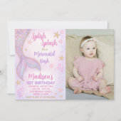 Onder het Zee Party Nodig voor Meisjes uit met fot Kaart (Voorkant)