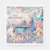 Onder het zee party servetten (Voorkant)