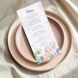 Onder het Zee Pearl Baby shower Menu