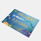 Onder het Zee Playhouse Welcome Deurmat (Schuin)
