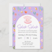 Onder het Zee Pool Party Verjaardagsfoto Kaart (Voorkant)