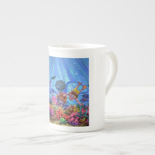 Onder het Zee Porselein Kop (Voorkant rechts)