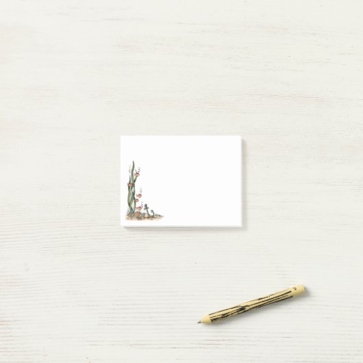 Onder het Zee Post-it® Notes (Op bureau)
