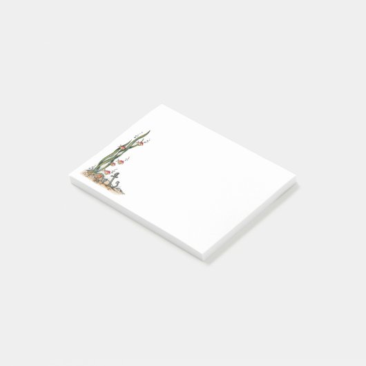 Onder het Zee Post-it® Notes (Schuin)