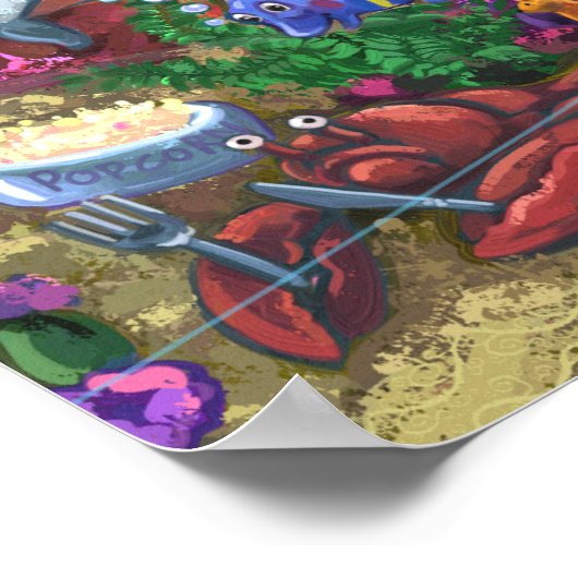 Onder het Zee Poster (Hoek)