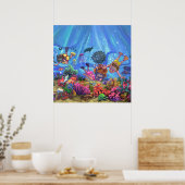 Onder het Zee Poster (Keuken)